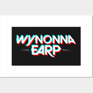 Wynonna Earp Logo Glitch - White Posters and Art